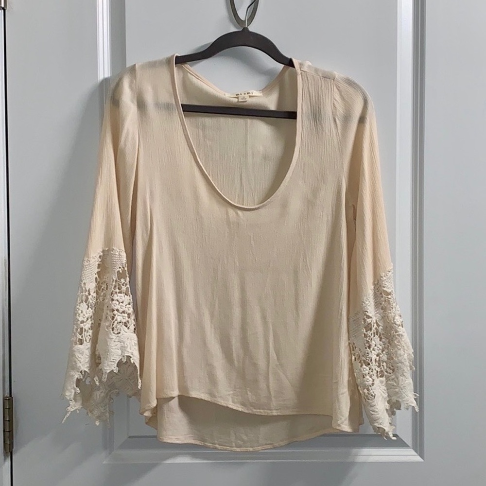 miami Lace Long Sleeve Blouse